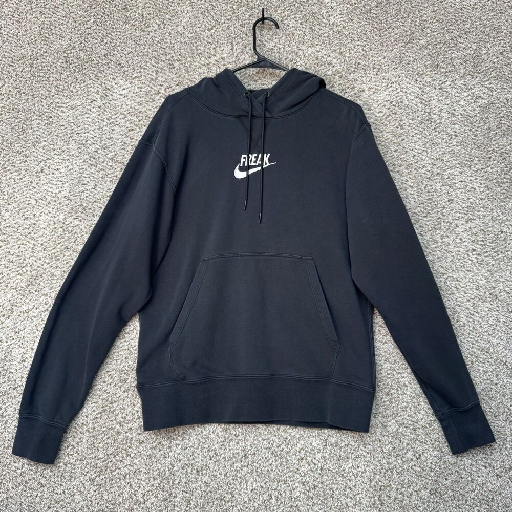 Nike Freak Hoodie Small Giannis Center‎ Swoosh Pullover Sweatshirt Embroidered